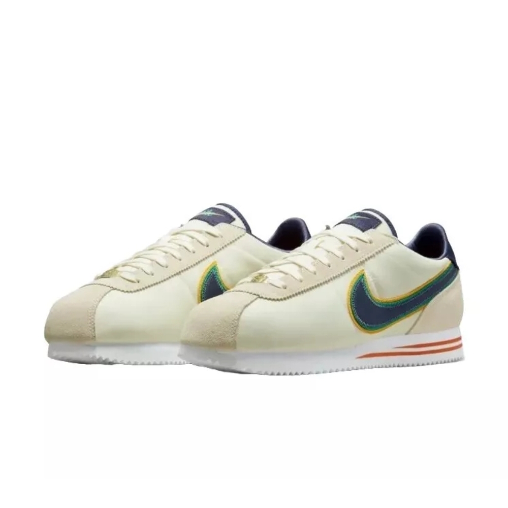 Nike Cortez Basic Premium Coconut Milk Thunder Blue Men's Size 14 DJ5183-100 New
